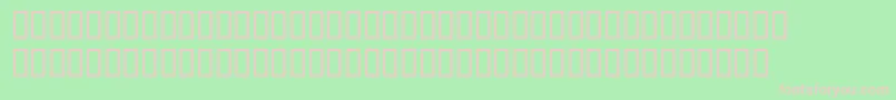 Emgravessh Font – Pink Fonts on Green Background