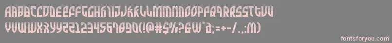 Zoneriderhalf Font – Pink Fonts on Gray Background