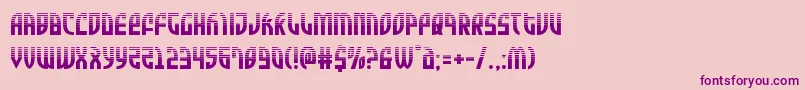 Zoneriderhalf Font – Purple Fonts on Pink Background
