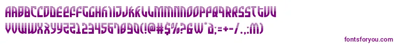 Zoneriderhalf Font – Purple Fonts on White Background