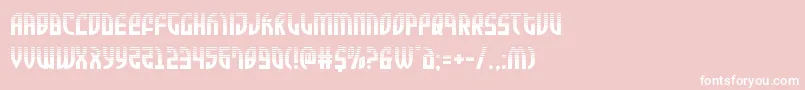 Zoneriderhalf Font – White Fonts on Pink Background