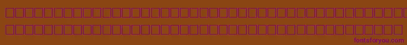 TightRegular Font – Purple Fonts on Brown Background