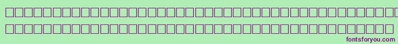 TightRegular Font – Purple Fonts on Green Background