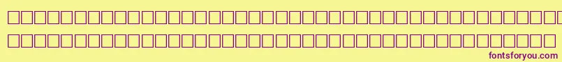 Шрифт TightRegular – фиолетовые шрифты на жёлтом фоне