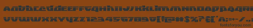 Blackbishoplaser Font – Black Fonts on Brown Background