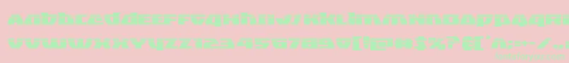 Blackbishoplaser Font – Green Fonts on Pink Background