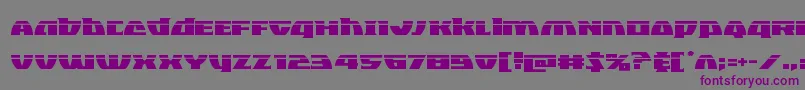 Blackbishoplaser Font – Purple Fonts on Gray Background