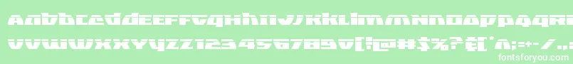 Blackbishoplaser Font – White Fonts on Green Background