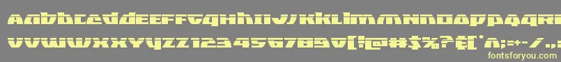 Blackbishoplaser Font – Yellow Fonts on Gray Background