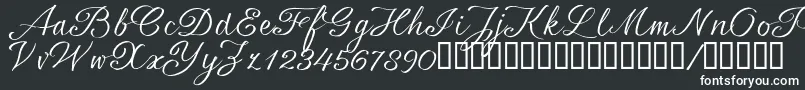 SrsaBT Font – White Fonts on Black Background