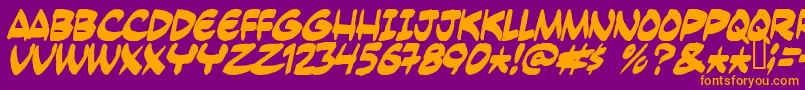 More about Yesterdaysmeal Font Yesterdaysmeal Font – Orange Fonts on Purple Background