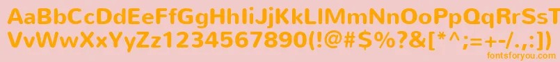 More about NunitoBold Font NunitoBold Font – Orange Fonts on Pink Background