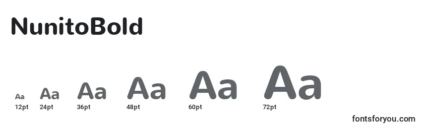 NunitoBold Font Sizes