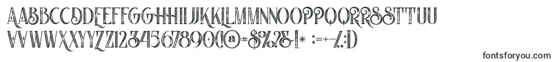 Nomosinlinegrunge-Schriftart – Schriften für Autocad