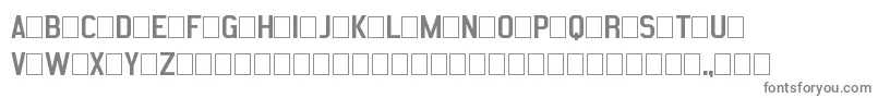 SansStatementRegular Font – Gray Fonts on White Background