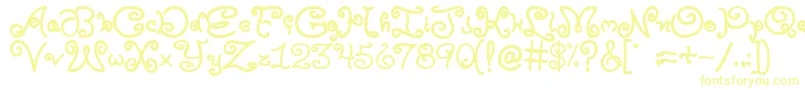 Moxyroxie Font – Yellow Fonts