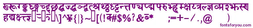 DevanagaridelhisskBold Font – Purple Fonts
