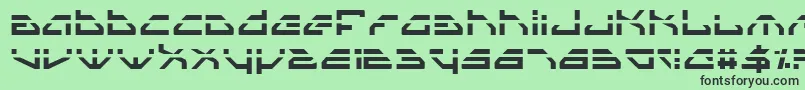 SpylordLaser Font – Black Fonts on Green Background