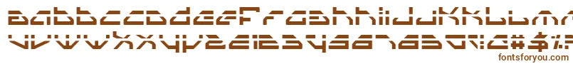 SpylordLaser Font – Brown Fonts on White Background