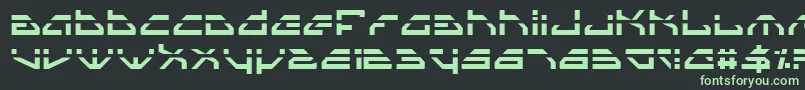 SpylordLaser Font – Green Fonts on Black Background