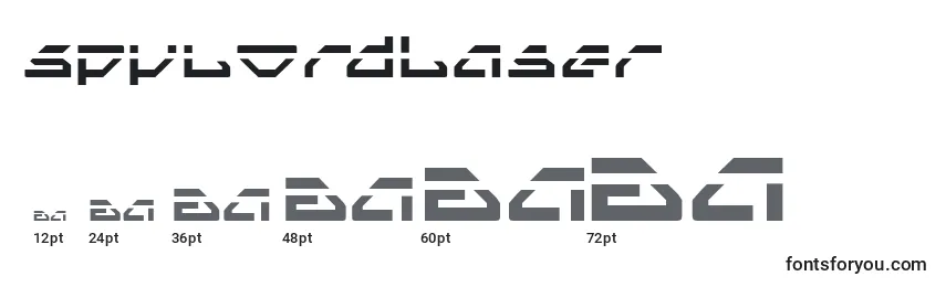 SpylordLaser Font Sizes