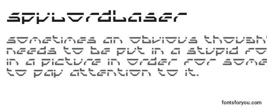 Обзор шрифта SpylordLaser