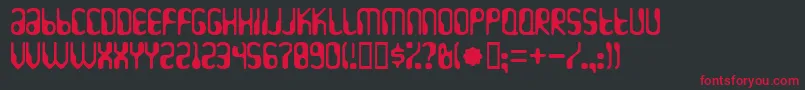 Hydrogenwhiskey Font – Red Fonts on Black Background
