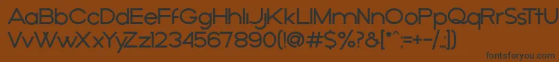 AРґejo Font – Black Fonts on Brown Background