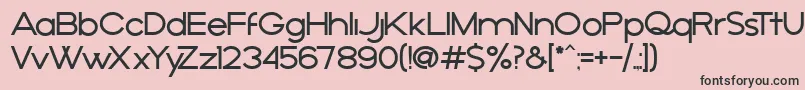AРґejo Font – Black Fonts on Pink Background