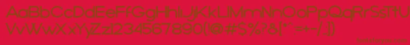 AРґejo Font – Brown Fonts on Red Background