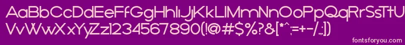 AРґejo Font – Pink Fonts on Purple Background