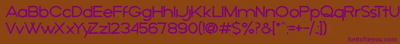 AРґejo Font – Purple Fonts on Brown Background