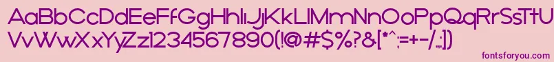 AРґejo Font – Purple Fonts on Pink Background