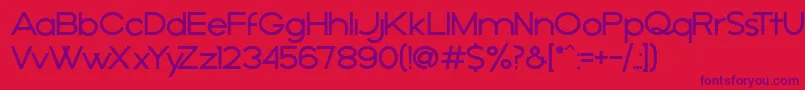 AРґejo Font – Purple Fonts on Red Background