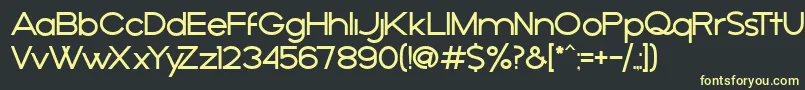 AРґejo Font – Yellow Fonts on Black Background