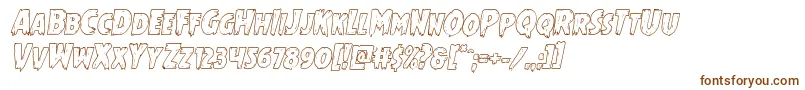 Mrsmonsteroutital Font – Brown Fonts