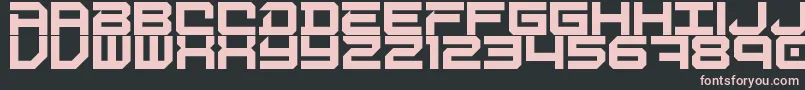 DigitalDesolation Font – Pink Fonts on Black Background