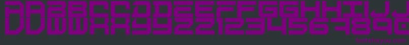 DigitalDesolation Font – Purple Fonts on Black Background