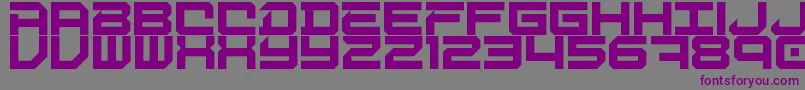 DigitalDesolation Font – Purple Fonts on Gray Background