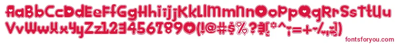 Kinkie ffy Font – Red Fonts