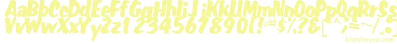 FatRegularTtstd Font – Yellow Fonts