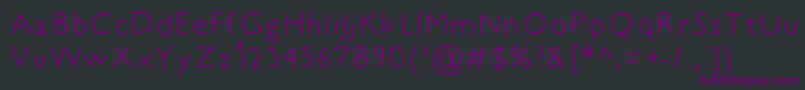 fuente 5yearsoldfont – Fuentes Moradas Sobre Fondo Negro