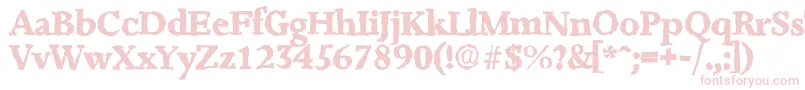 Fonte JessicarandomXboldRegular – fontes cor-de-rosa