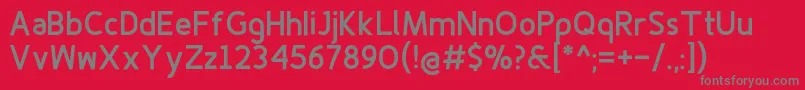 Finenessproblack Font – Gray Fonts on Red Background