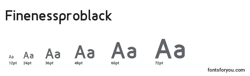 Finenessproblack Font Sizes