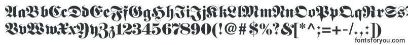 Шрифт Varedero – античные шрифты