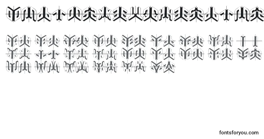 Schriftart Duplosketchesplus – Alphabet, Zahlen, spezielle Symbole