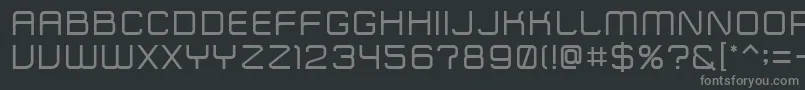 Подробнее о шрифте ZipTypeface Шрифт ZipTypeface – серые шрифты на чёрном фоне