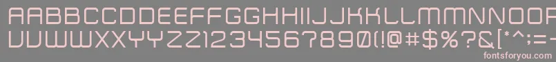 ZipTypeface Font – Pink Fonts on Gray Background