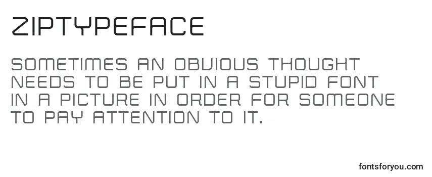 ZipTypeface Font